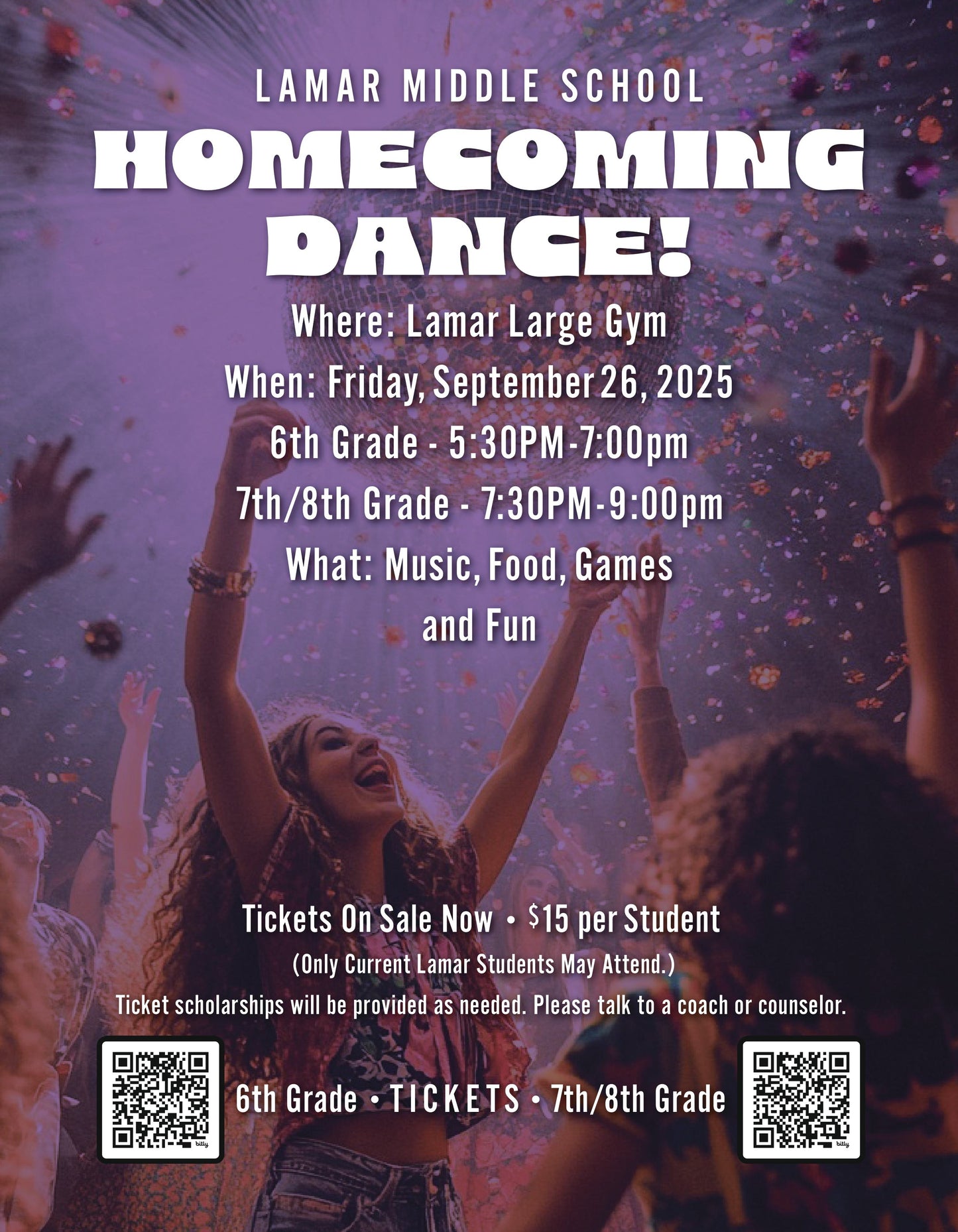 7th/8th Homecoming Dance Wristband