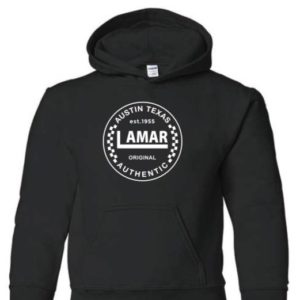 Lamar Circle Logo Black Hoodie - Van's Inspired
