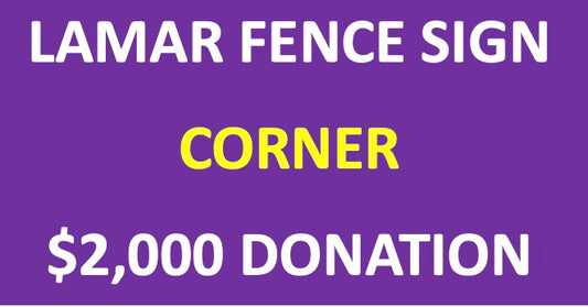 LAMAR FENCE BANNER - Corner