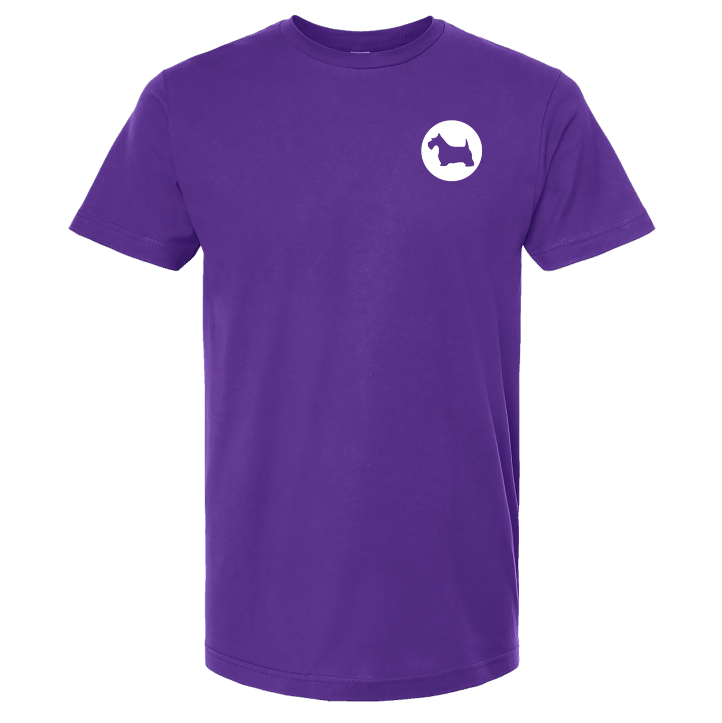 Circle Scottie Purple T-Shirt - Tyler's Inspired