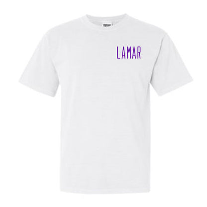 Lamar Vintage White T-Shirt
