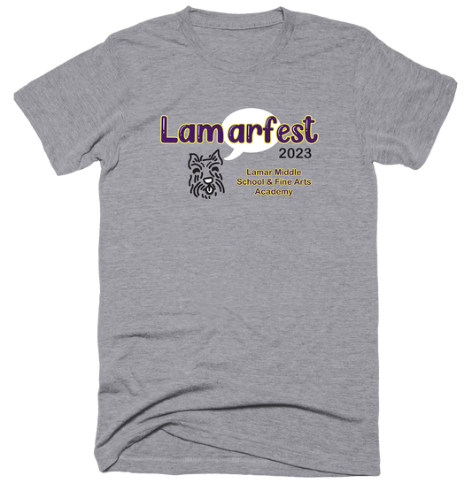 LamarFest 2023 Gray T-Shirt - Student Designed